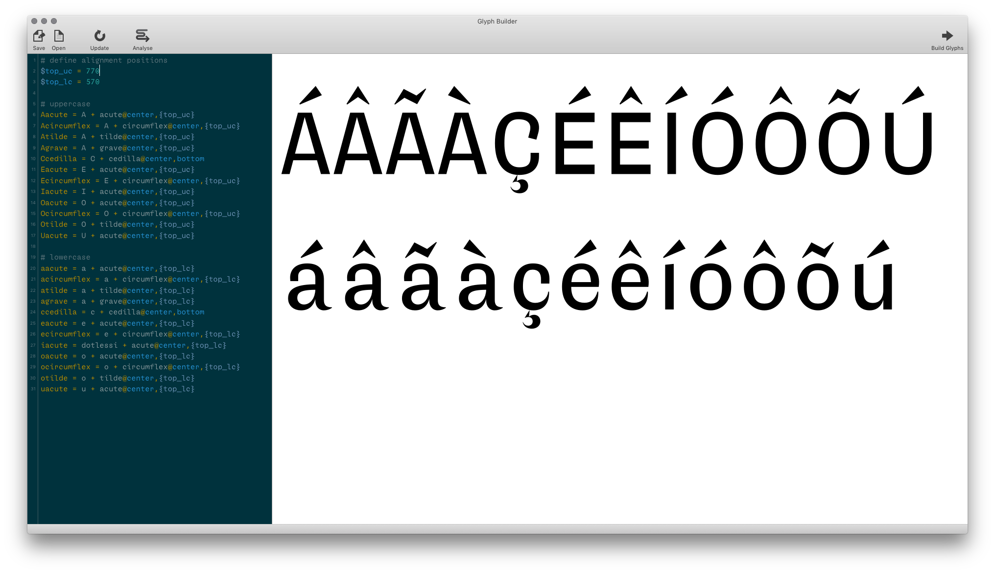 RoboFont Adding and removing glyphs